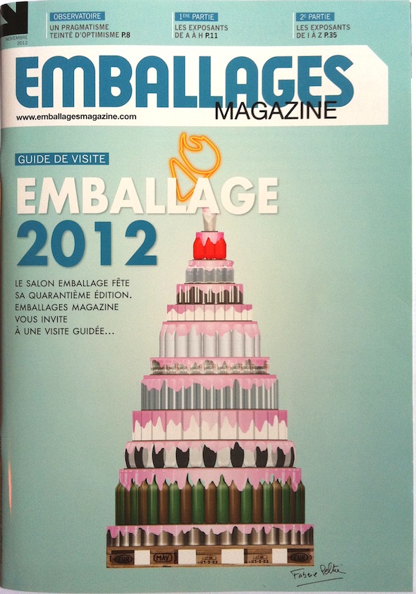 Fabrice Peltier - Création - Gateau emballage - Emballages magazine