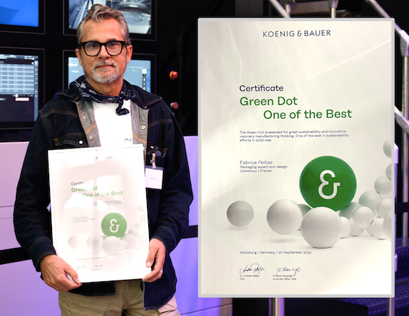 Fabrice Peltier - Green Dot Award - Koenig & Bauer