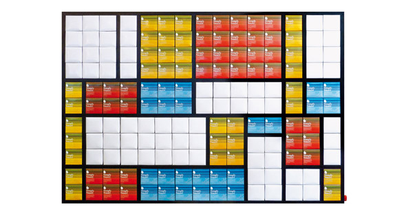 Fabrice Peltier - Tetra Pak - Hommage à Piet Mondrian