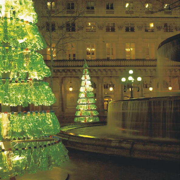 Fabrice Peltier - éco design - Sapins de Noël recyclés - Paris