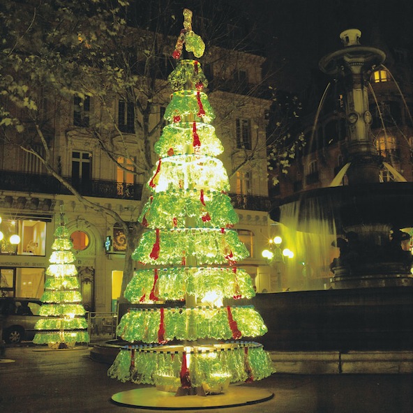 Fabrice Peltier - éco design - Sapins de Noël recyclés - Paris