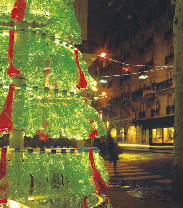 Fabrice Peltier - éco design - Sapins de Noël recyclés - Paris