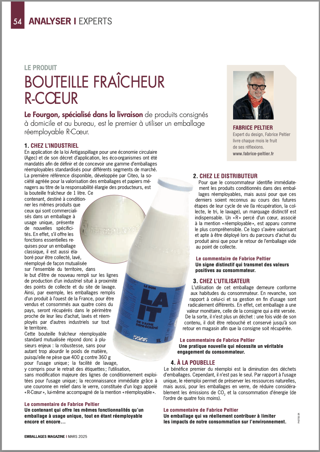 Analyse Emballage R-Cœur - Fabrice Peltier - Emballages Magazine